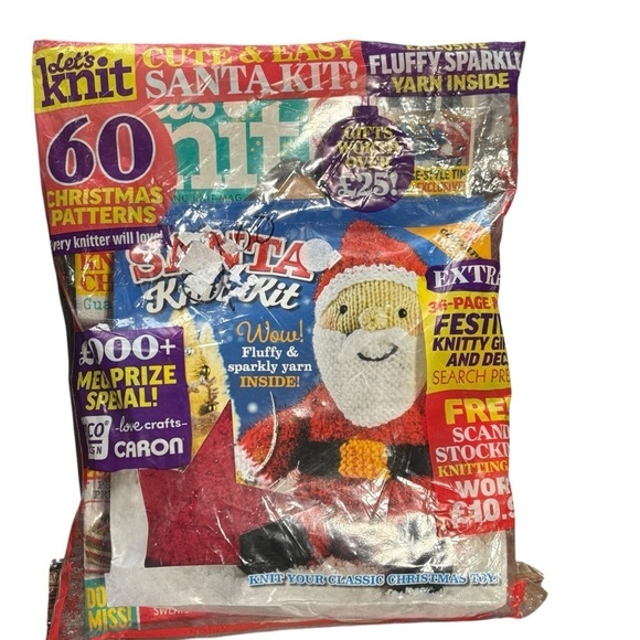 Carbon Other - NEW Let’s knit Magazine Holiday Kits Nov/Dec ‘19 UK Patterns Ideas Yarn